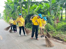 จัด"กิจกรรมปรับปรุงภูมิทัศน์ ตัดกิ่งไม้ที่บดบังทัศนะวิสัย จุดเสี่ยงอุบัติเหตุ ในเขตพื้นที่เทศบาลตำบลท่าเชียงทอง"