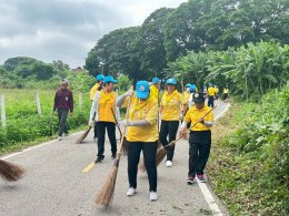 จัด"กิจกรรมปรับปรุงภูมิทัศน์ ตัดกิ่งไม้ที่บดบังทัศนะวิสัย จุดเสี่ยงอุบัติเหตุ ในเขตพื้นที่เทศบาลตำบลท่าเชียงทอง"