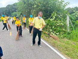 จัด"กิจกรรมปรับปรุงภูมิทัศน์ ตัดกิ่งไม้ที่บดบังทัศนะวิสัย จุดเสี่ยงอุบัติเหตุ ในเขตพื้นที่เทศบาลตำบลท่าเชียงทอง"