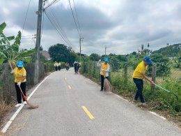 จัด"กิจกรรมปรับปรุงภูมิทัศน์ ตัดกิ่งไม้ที่บดบังทัศนะวิสัย จุดเสี่ยงอุบัติเหตุ ในเขตพื้นที่เทศบาลตำบลท่าเชียงทอง"