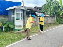 จัด"กิจกรรมปรับปรุงภูมิทัศน์ ตัดกิ่งไม้ที่บดบังทัศนะวิสัย จุดเสี่ยงอุบัติเหตุ ในเขตพื้นที่เทศบาลตำบลท่าเชียงทอง"