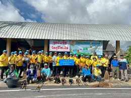 จัด"กิจกรรมปรับปรุงภูมิทัศน์ ตัดกิ่งไม้ที่บดบังทัศนะวิสัย จุดเสี่ยงอุบัติเหตุ ในเขตพื้นที่เทศบาลตำบลท่าเชียงทอง" 
