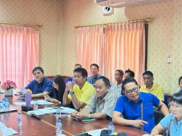 เข้าร่วมประชุมประชาคมระดับตำบลเพื่อตรวจสอบและรับรองข้อมูลผู้ประสบอุทกภัยในช่วงฤดูฝนปี 2568