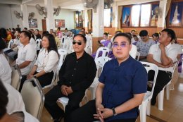 ร่วมงานบวงสรวง งานประเพณีใส่ขันดอกไม้บูชาอินทขิล เสาหลักเมืองป่าซาง