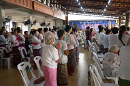 ร่วมงานบวงสรวง งานประเพณีใส่ขันดอกไม้บูชาอินทขิล เสาหลักเมืองป่าซาง