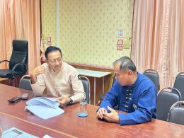 ลงสำรวจพื้นที่ในการก่อสร้างโครงการฯ ในพื้นที่ที่รับผิดชอบเขตเทศบาลตำบลท่าเชียงทอง