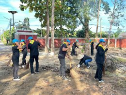 ร่วมกิจกรรมจิตอาสาพัฒนาวัดสันมะโก หมู่ที่ 4 ตำบลบ้านแป้น อำเภอเมืองลำพูน จังหวัดลำพูน