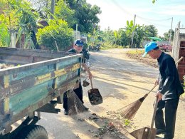 ร่วมกิจกรรมจิตอาสาพัฒนาวัดสันมะโก หมู่ที่ 4 ตำบลบ้านแป้น อำเภอเมืองลำพูน จังหวัดลำพูน