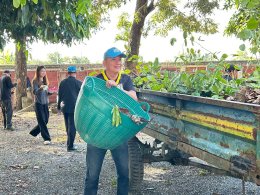 ร่วมกิจกรรมจิตอาสาพัฒนาวัดสันมะโก หมู่ที่ 4 ตำบลบ้านแป้น อำเภอเมืองลำพูน จังหวัดลำพูน