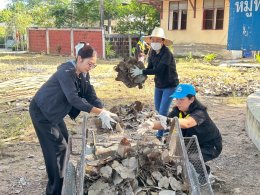 ร่วมกิจกรรมจิตอาสาพัฒนาวัดสันมะโก หมู่ที่ 4 ตำบลบ้านแป้น อำเภอเมืองลำพูน จังหวัดลำพูน