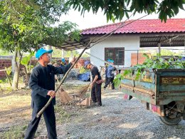 ร่วมกิจกรรมจิตอาสาพัฒนาวัดสันมะโก หมู่ที่ 4 ตำบลบ้านแป้น อำเภอเมืองลำพูน จังหวัดลำพูน