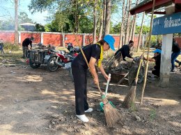 ร่วมกิจกรรมจิตอาสาพัฒนาวัดสันมะโก หมู่ที่ 4 ตำบลบ้านแป้น อำเภอเมืองลำพูน จังหวัดลำพูน