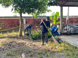 ร่วมกิจกรรมจิตอาสาพัฒนาวัดสันมะโก หมู่ที่ 4 ตำบลบ้านแป้น อำเภอเมืองลำพูน จังหวัดลำพูน