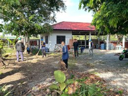 ร่วมกิจกรรมจิตอาสาพัฒนาวัดสันมะโก หมู่ที่ 4 ตำบลบ้านแป้น อำเภอเมืองลำพูน จังหวัดลำพูน