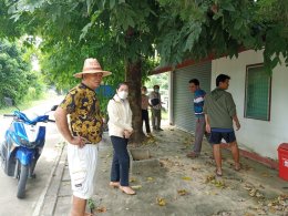 ลงพื้นที่ออกสำรวจโครงการปรับปรุงซ่อมแซมอาคารจัดเก็บอุปกรณ์ภายในหมู่บ้าน หมู่ที่ 9