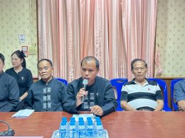 ร่วมต้อนรับและร่วมรับฟังการประเมินชมรมผู้สูงอายุเข้มแข็ง โดยได้รับการประเมินจาก คณะกรรมการประเมินชมรมผู้สูงอายุเข้มแข็ง