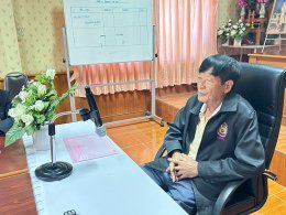 ร่วมต้อนรับและร่วมรับฟังการประเมินชมรมผู้สูงอายุเข้มแข็ง โดยได้รับการประเมินจาก คณะกรรมการประเมินชมรมผู้สูงอายุเข้มแข็ง