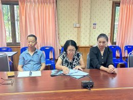 ร่วมต้อนรับและร่วมรับฟังการประเมินชมรมผู้สูงอายุเข้มแข็ง โดยได้รับการประเมินจาก คณะกรรมการประเมินชมรมผู้สูงอายุเข้มแข็ง