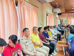 ร่วมให้การต้อนรับคณะจากองค์การบริหารส่วนตำบลเหล่ายาวเดินทางมาส่งข้าราชการโอน (ย้าย) ราย นางสาวทิพวรรณ พุทธปวน ตำแหน่ง นักวิเคราะห์นโยบายและแผน