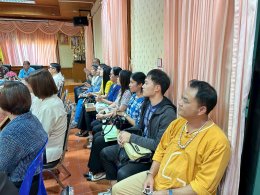 ร่วมให้การต้อนรับคณะจากองค์การบริหารส่วนตำบลเหล่ายาวเดินทางมาส่งข้าราชการโอน (ย้าย) ราย นางสาวทิพวรรณ พุทธปวน ตำแหน่ง นักวิเคราะห์นโยบายและแผน