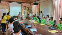ภาพบรรยากาศวันแรกของการเปิดรับสมัครรับเลือกตั้งสมาชิกสภาเทศบาลและนายกเทศมนตรีตำบลท่าเชียงทอง