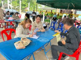 ภาพบรรยากาศวันแรกของการเปิดรับสมัครรับเลือกตั้งสมาชิกสภาเทศบาลและนายกเทศมนตรีตำบลท่าเชียงทอง