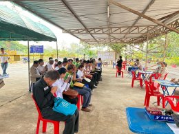 ภาพบรรยากาศวันแรกของการเปิดรับสมัครรับเลือกตั้งสมาชิกสภาเทศบาลและนายกเทศมนตรีตำบลท่าเชียงทอง