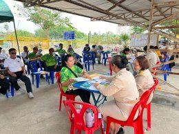 ภาพบรรยากาศวันแรกของการเปิดรับสมัครรับเลือกตั้งสมาชิกสภาเทศบาลและนายกเทศมนตรีตำบลท่าเชียงทอง
