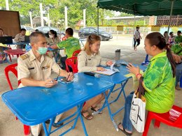ภาพบรรยากาศวันแรกของการเปิดรับสมัครรับเลือกตั้งสมาชิกสภาเทศบาลและนายกเทศมนตรีตำบลท่าเชียงทอง