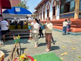 ร่วมงานทำบุญประเพณีสรงน้ำอัฐิธาตุครูบาเจ้าสุข ชาตสุโข และสุวรรณเจดีย์ศรีป่าชางน้อย