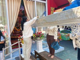 ร่วมงานทำบุญประเพณีสรงน้ำอัฐิธาตุครูบาเจ้าสุข ชาตสุโข และสุวรรณเจดีย์ศรีป่าชางน้อย