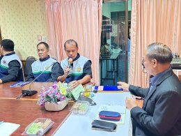 นายอำเภอเมืองลำพูนพบปะหารือเพื่อมอบแนวทางปฏิบัติราชการ และรับฟังปัญหาต่างๆ ในพื้นที่