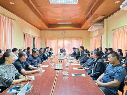 นายอำเภอเมืองลำพูนพบปะหารือเพื่อมอบแนวทางปฏิบัติราชการ และรับฟังปัญหาต่างๆ ในพื้นที่