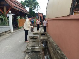 ลงพื้นที่ตรวจเยี่ยมหน้างานโครงการขุดลอกรางระบายน้ำซอย 2