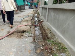 ลงพื้นที่ตรวจเยี่ยมหน้างานโครงการขุดลอกรางระบายน้ำซอย 2