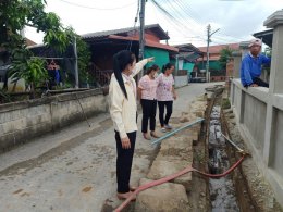 ลงพื้นที่ตรวจเยี่ยมหน้างานโครงการขุดลอกรางระบายน้ำซอย 2