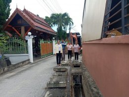 ลงพื้นที่ตรวจเยี่ยมหน้างานโครงการขุดลอกรางระบายน้ำซอย 2