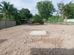 ลงพื้นที่สำรวจความเรียบร้อยการดำเนินการจัดทำโครงการก่อสร้างระบบระบายน้ำ ด้วยการวางท่อระบายน้ำคอนกรีตเสริมเหล็ก บ้านสันมะโก หมู่ที่ 4