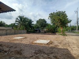 ลงพื้นที่สำรวจความเรียบร้อยการดำเนินการจัดทำโครงการก่อสร้างระบบระบายน้ำ ด้วยการวางท่อระบายน้ำคอนกรีตเสริมเหล็ก บ้านสันมะโก หมู่ที่ 4