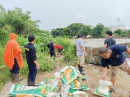 ลงพื้นที่ติดตามสถานการณ์น้ำในแม่น้ำกวง ลำน้ำทา เนื่องจากเกิดสถานการณ์อุทกภัยจากฝนตกหนักถึงหนักมากในพื้นที่