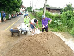 ลงพื้นที่ติดตามสถานการณ์น้ำในแม่น้ำกวง ลำน้ำทา เนื่องจากเกิดสถานการณ์อุทกภัยจากฝนตกหนักถึงหนักมากในพื้นที่