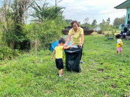 กิจกรรมจิตอาสาพัฒนาทำความสะอาด ปลูกต้นไม้ ปรับปรุงภูมิทัศน์บริเวณรอบสำนักงานเทศบาลตำบลท่าเชียงทอง เนื่องในวัน "สิ่งแวดล้อมไทย" ประจำปี 2566