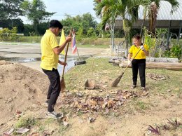 กิจกรรมจิตอาสาพัฒนาทำความสะอาด ปลูกต้นไม้ ปรับปรุงภูมิทัศน์บริเวณรอบสำนักงานเทศบาลตำบลท่าเชียงทอง เนื่องในวัน "สิ่งแวดล้อมไทย" ประจำปี 2566