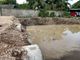  ลงพื้นที่ตรวจเยี่ยมโครงการก่อสร้างระบบระบายน้ำ ด้วยการวางท่อระบายน้ำคอนกรีตเสริมเหล็ก หมู่ที่ 4 บ้านสันมะโก