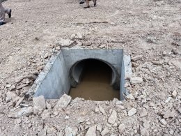  ลงพื้นที่ตรวจเยี่ยมโครงการก่อสร้างระบบระบายน้ำ ด้วยการวางท่อระบายน้ำคอนกรีตเสริมเหล็ก หมู่ที่ 4 บ้านสันมะโก