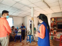 การประชุมติดตามการดำเนินโครงการอำเภอบำบัดทุกข์ บำรุงสุข แบบบรูณาการอย่างยั่งยืนอำเภอเมืองลำพูน ณ วัดป่าซางน้อย ตำบลบ้านแป้น