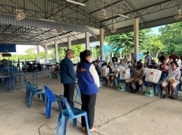 ได้ต้อนรับนายสมาน กองแก้ว นายอำเภอเมืองลำพูน ในการลงพื้นที่มอบถุงยังชีพและให้กำลังใจราษฎรผู้ที่ได้รับผลกระทบจากอุทกภัยฝนตกหนักในช่วงที่ผ่าน