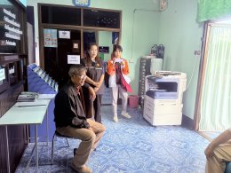 ให้การต้อนรับผู้แทนสมาชิกสภาผู้แทนราษฎร นายวิทวิสิทธิ์ ปันสวนปลูก สมาชิกสภาผู้แทนราษฏร จังหวัดลำพูน เขต 1 ในการประสานงานการขอรับสนับสนุนงบประมาณโครงการก่อสร้างเขื่อนป้องกันตลิ่งเรียบริมน้ำกวงบ้านสันมะกรูด หมู่ที่ 2 