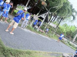  มอบน้ำดื่มเพื่อสนับสนุนงานแข่งขันเปตองประเพณี ครั้งที่ 1