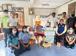 ลงพื้นที่มอบผ้าอ้อมผู้ใหญ่ ตามโครงการสนับสนุนผ้าอ้อมผู้ใหญ่สำหรับบุคคลที่มีภาวะพึ่งพิง และบุคคลที่มีภาวะปัญหาการกลั้นปัสสาวะหรืออุจจาระไม่ได้ ปีงบประมาณ 2566